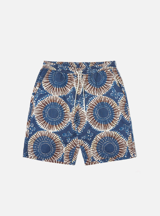 Universal Works || Lumber - Short - Hokkoh Print Navy Universal Works