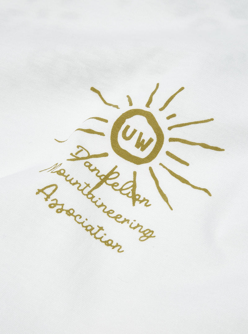 Universal Works || Flower Mountain Print - T-Shirt - Ecru Universal Works