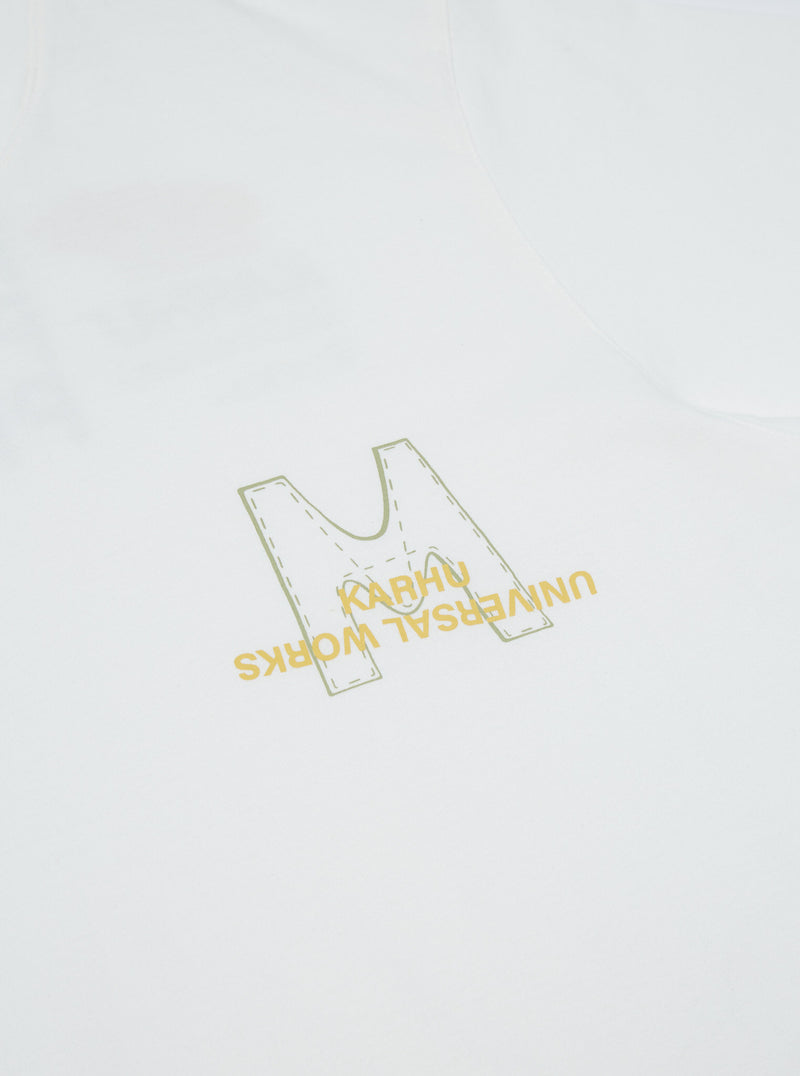 Universal Works || Karhu - Print Tee - T-Shirt - Ecru Universal Works