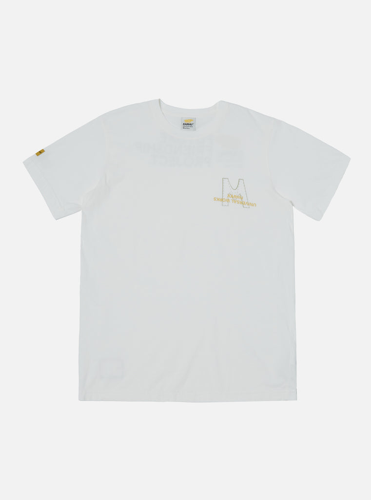 Universal Works || Karhu - Print Tee - T-Shirt - Ecru Universal Works