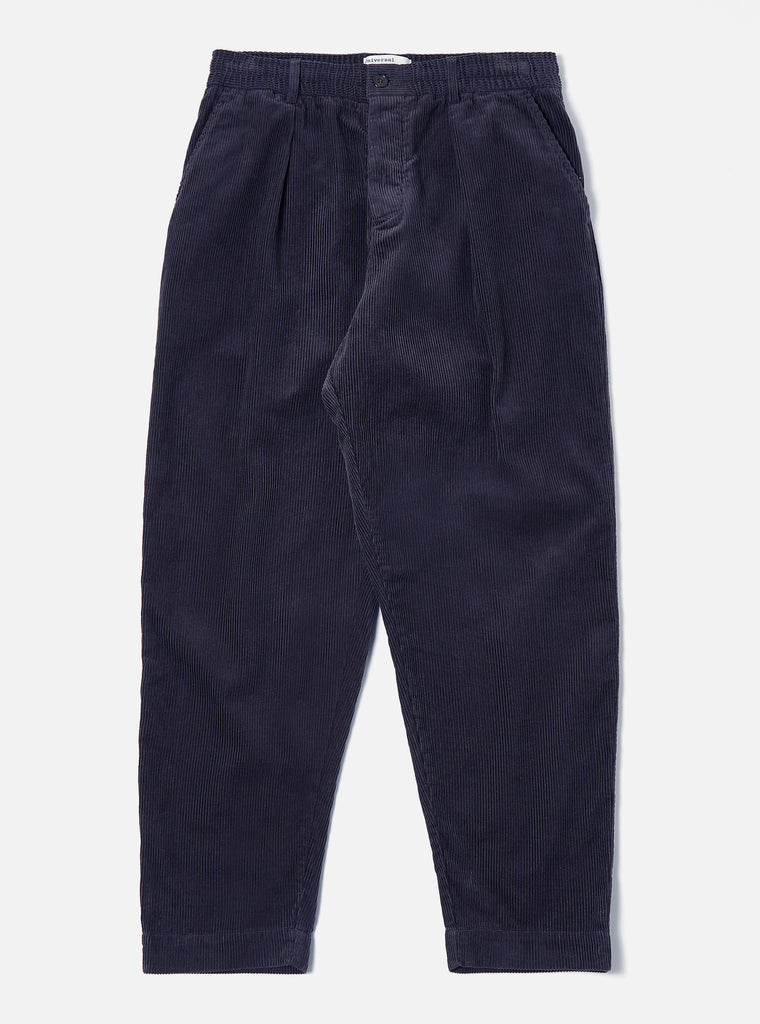 Universal Works || Pleated Track Pant - Navy Universal Works