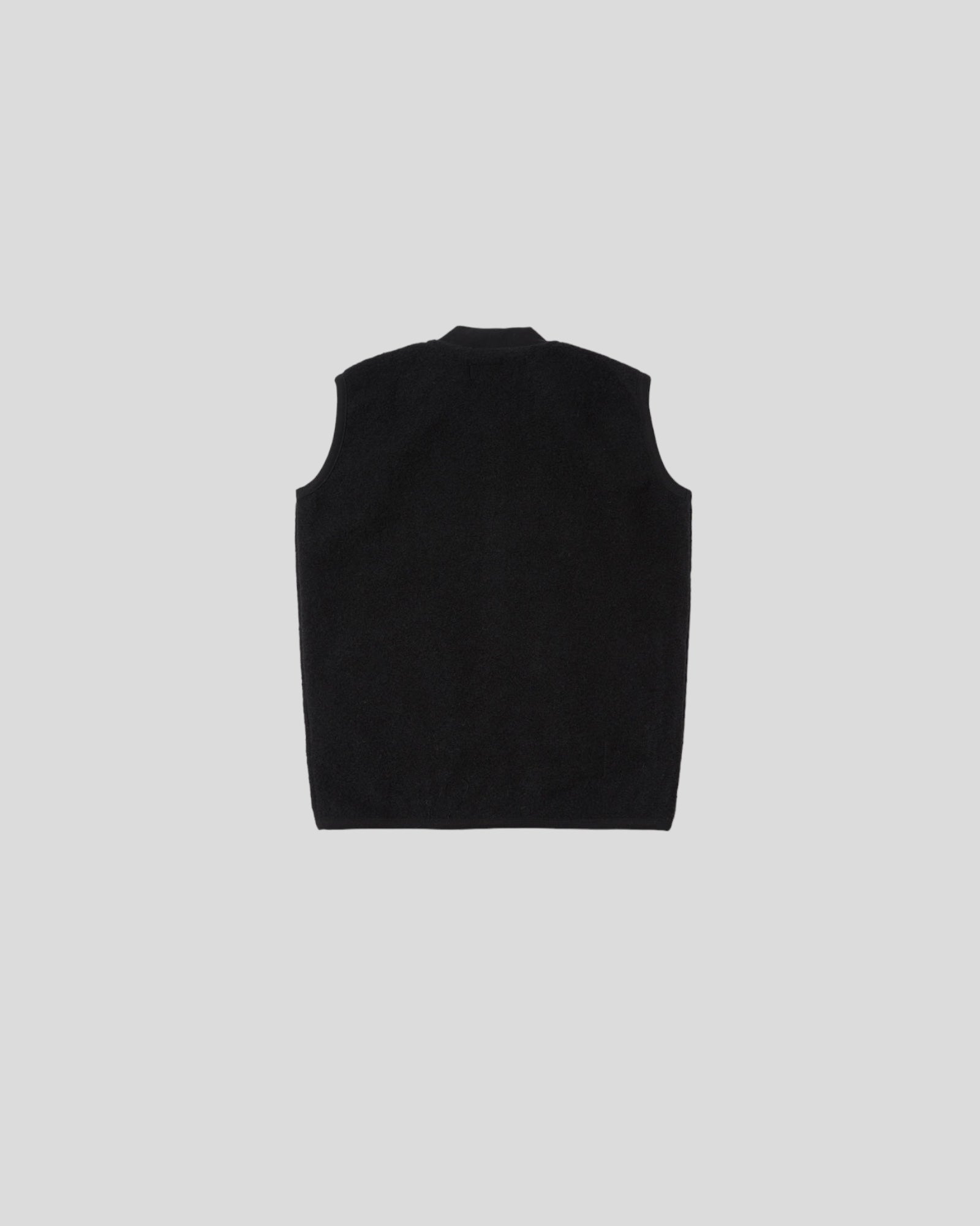 Universal Works || Zip Waistcoat - Black Universal Works