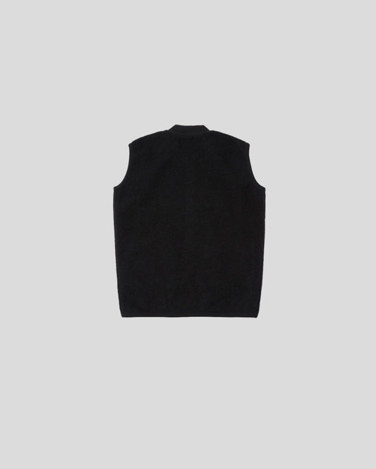 Universal Works || Zip Waistcoat - Black Universal Works