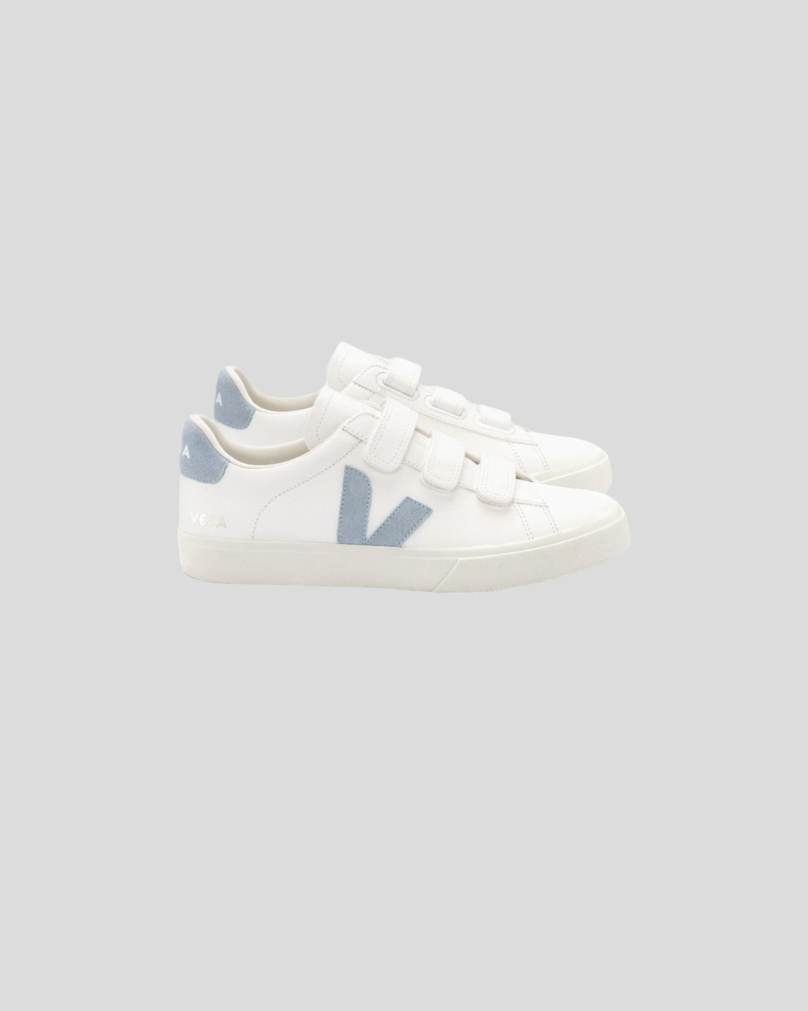 Veja || Recife Logo Chromefree Leather - Women - White Matcha Veja