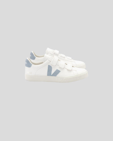 Veja || Recife Logo Chromefree Leather - Women - White Matcha Veja