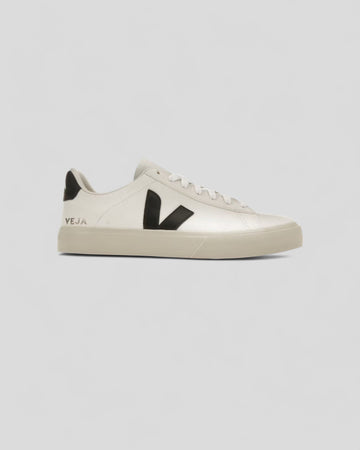 Veja || Chromefree-Leder – Extra Weiß/Schwarz