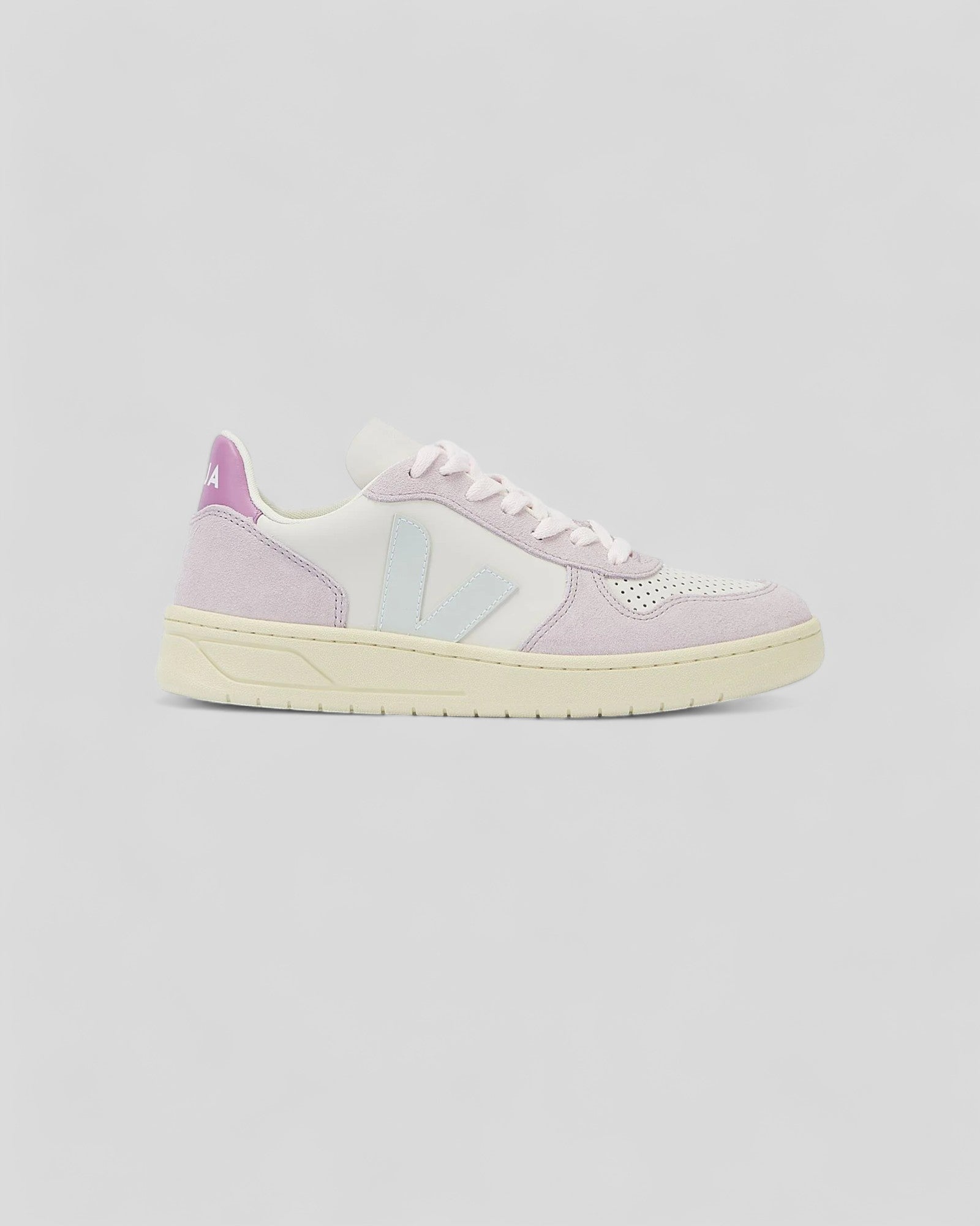 Veja || V-10 - Leather Gravel/Menthol/Parme Veja