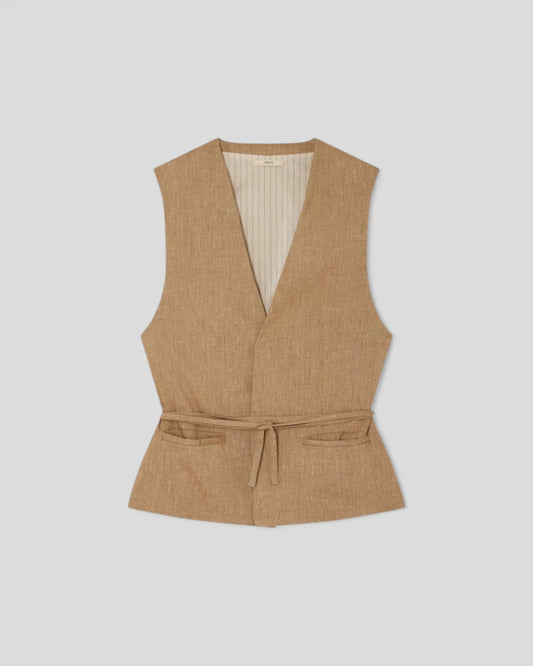Sessùn || Marcello Sleeveless Jacket - Alpaca