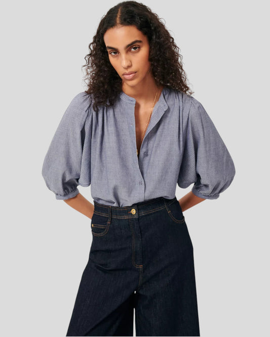 Sessùn || A View Shirt - Chambray Blue