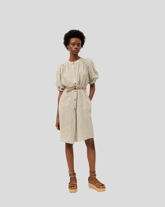 Sessùn || Mercadal - Robe Chemise - Whiblack Sessùn