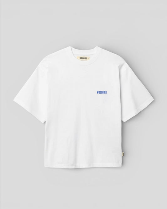 Woodbird || WBBaine Sea Tee - White -  M’
