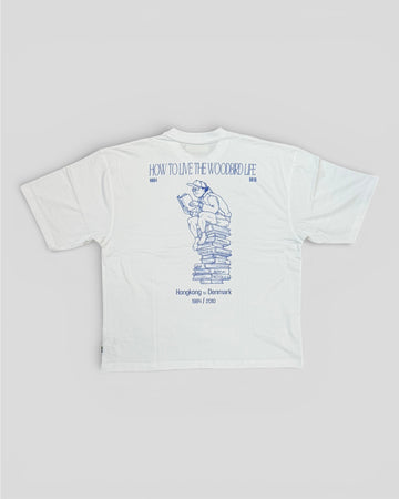 Woodbird || WBBeam Book Tee - White - M