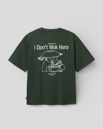 Woodbird || WBBaine Wok Tee - Pine Green - M