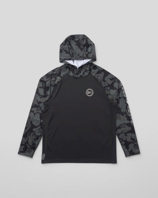 Salty Crew || Apex Perforated Hood - Black Camo - M " Salty Crew