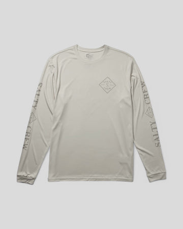 Salty Crew || Tippet L/S Sunshirt - Silver - M" Salty Crew