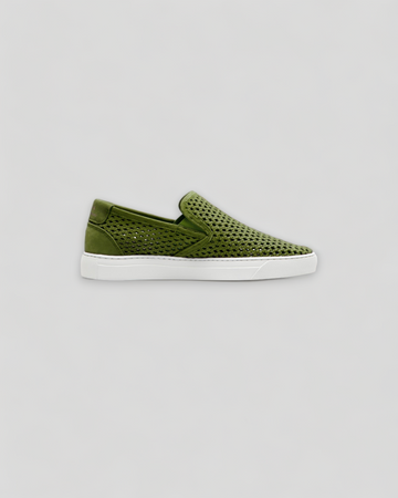 Zespa || ZSP10 - Nubuck Ajoure - Kaki - Homme Zespa