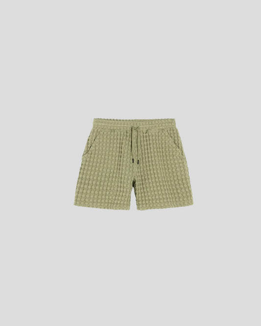 OAS || Dusty Green Porto Waffle Shorts OAS Compagny