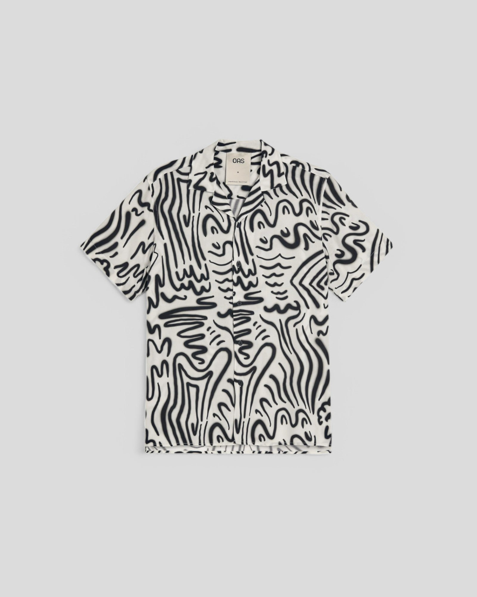 OAS || Aerosol Viscose Shirt - Black/ White OAS Compagny