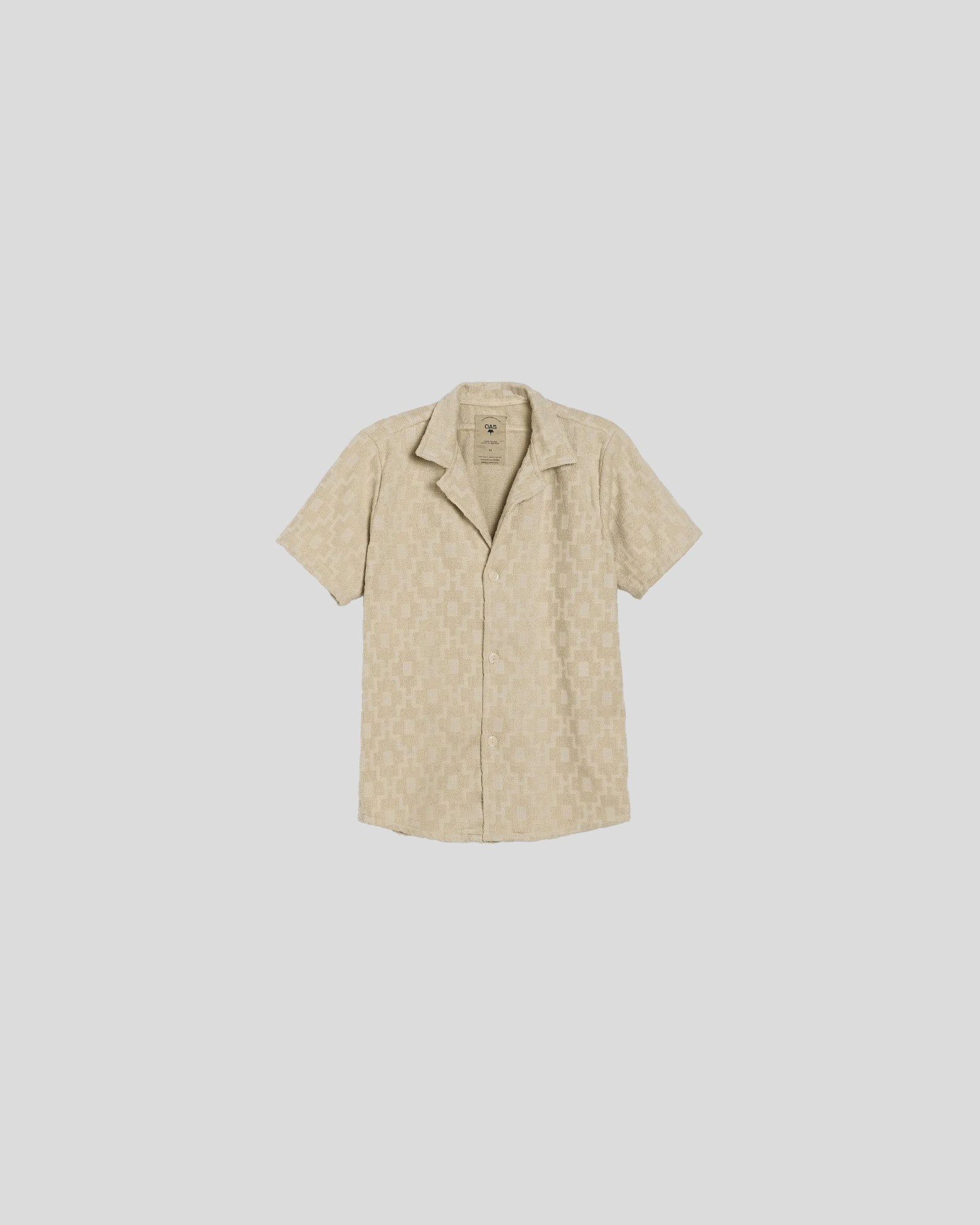 OAS || Beige Machu Cuba Terry Shirt OAS Compagny