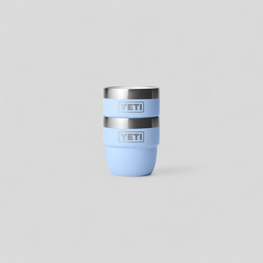 Yeti || Rambler 4 oz (118 ml) Stackable Cups - Big Sky Blue- M’ Yeti