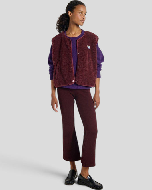 American Vintage || Hoktown Veste - Bordeaux Chine American Vintage