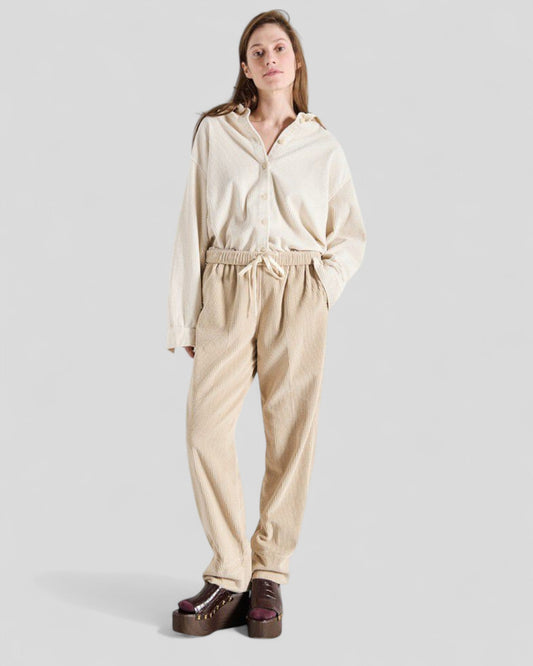 American Vintage || W Pantalon Padow - Mastic American Vintage