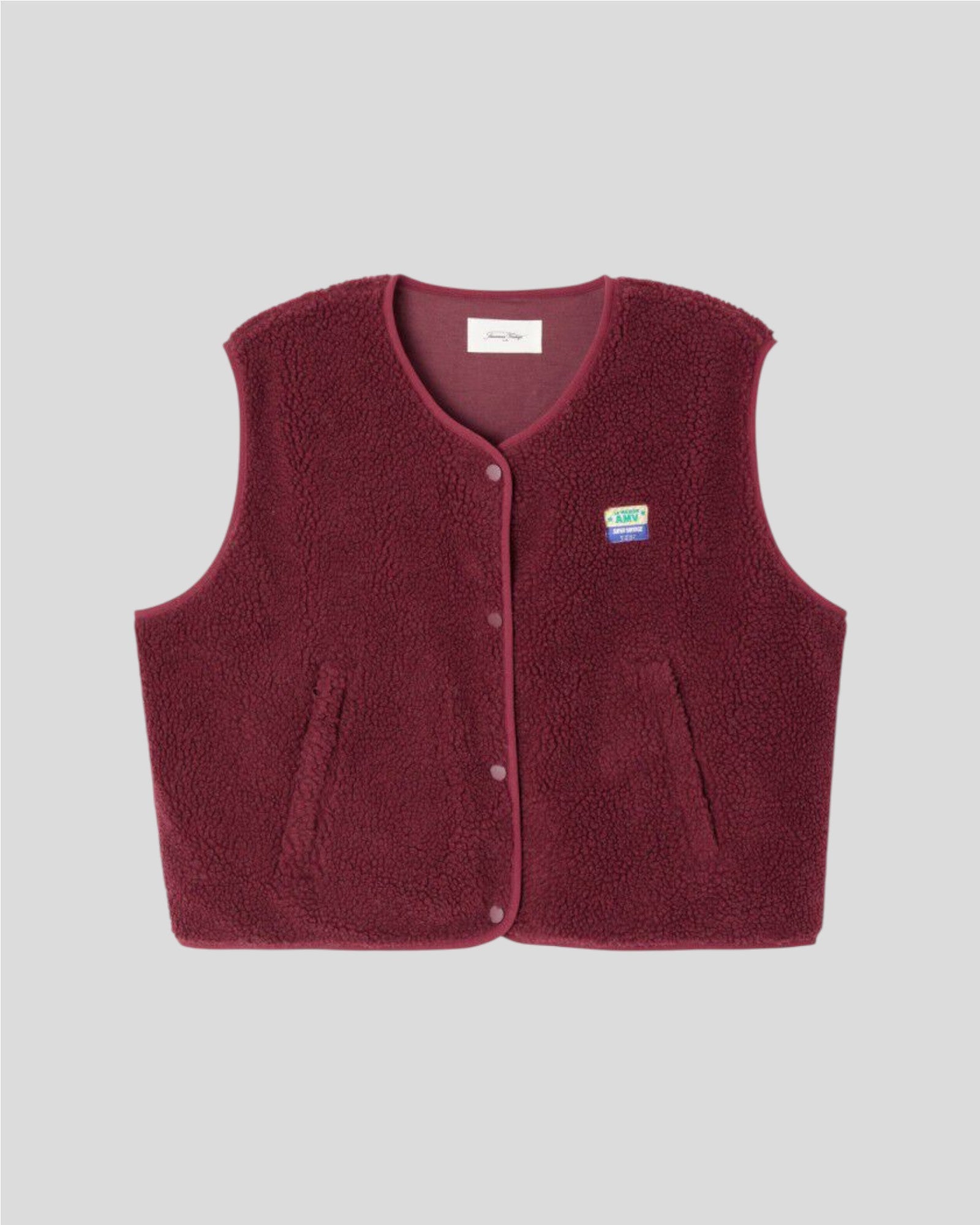 American Vintage || Hoktown Veste - Bordeaux Chine American Vintage
