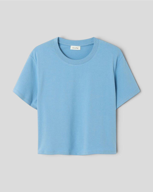 American Vintage || Ypawood T-shirt - Bleu Chine American Vintage