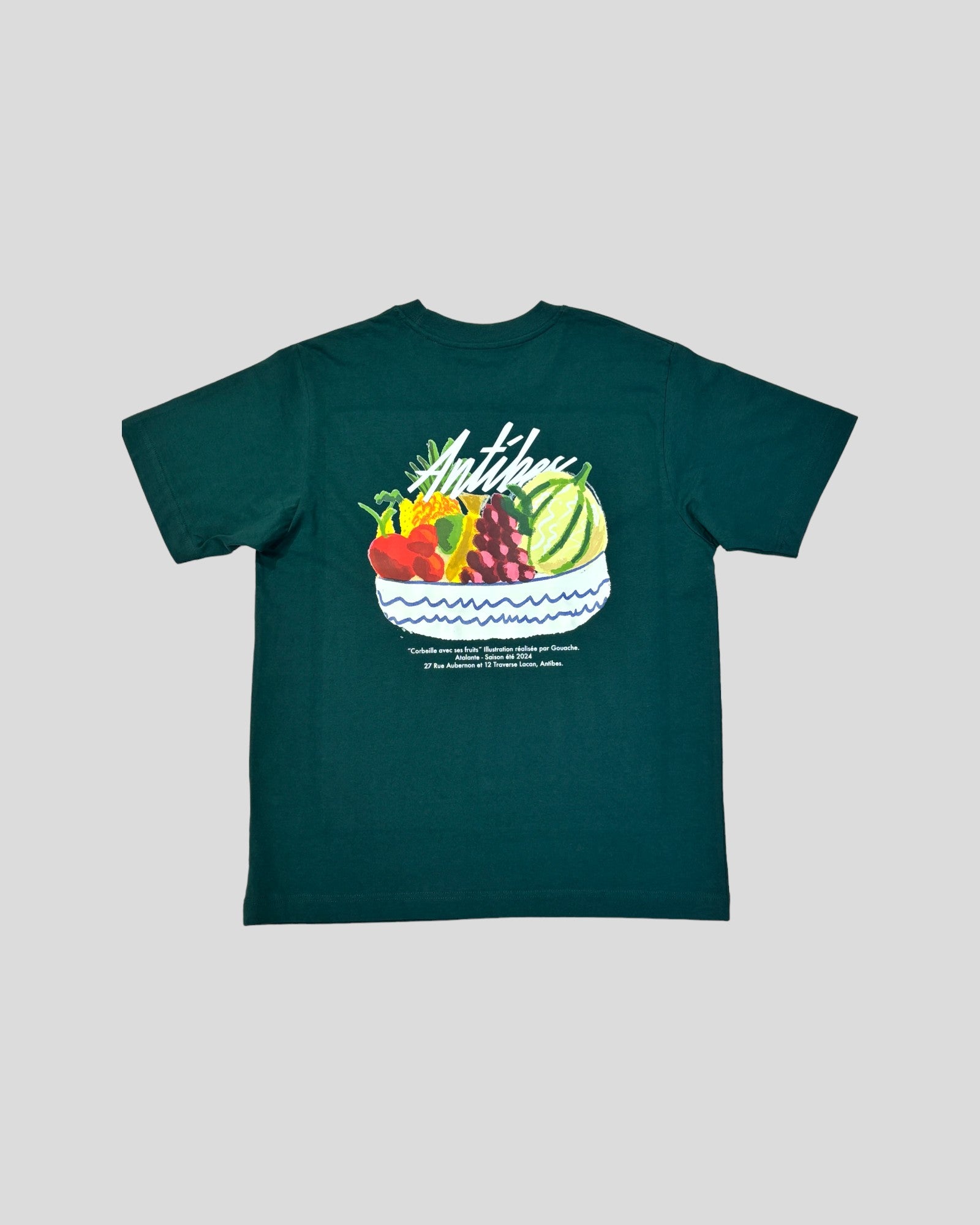 Antibes || Corbeille avec ses fruits - Glazed Green Antibes