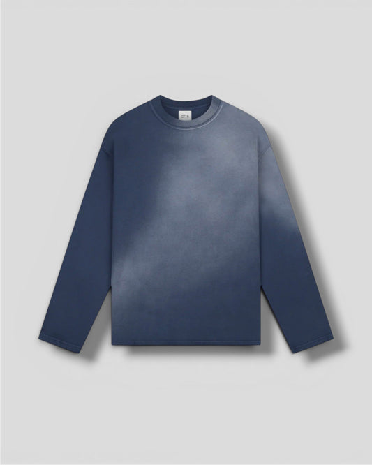 Arte || Stencil Sunfade Longsleeve - Navy - M' Arte