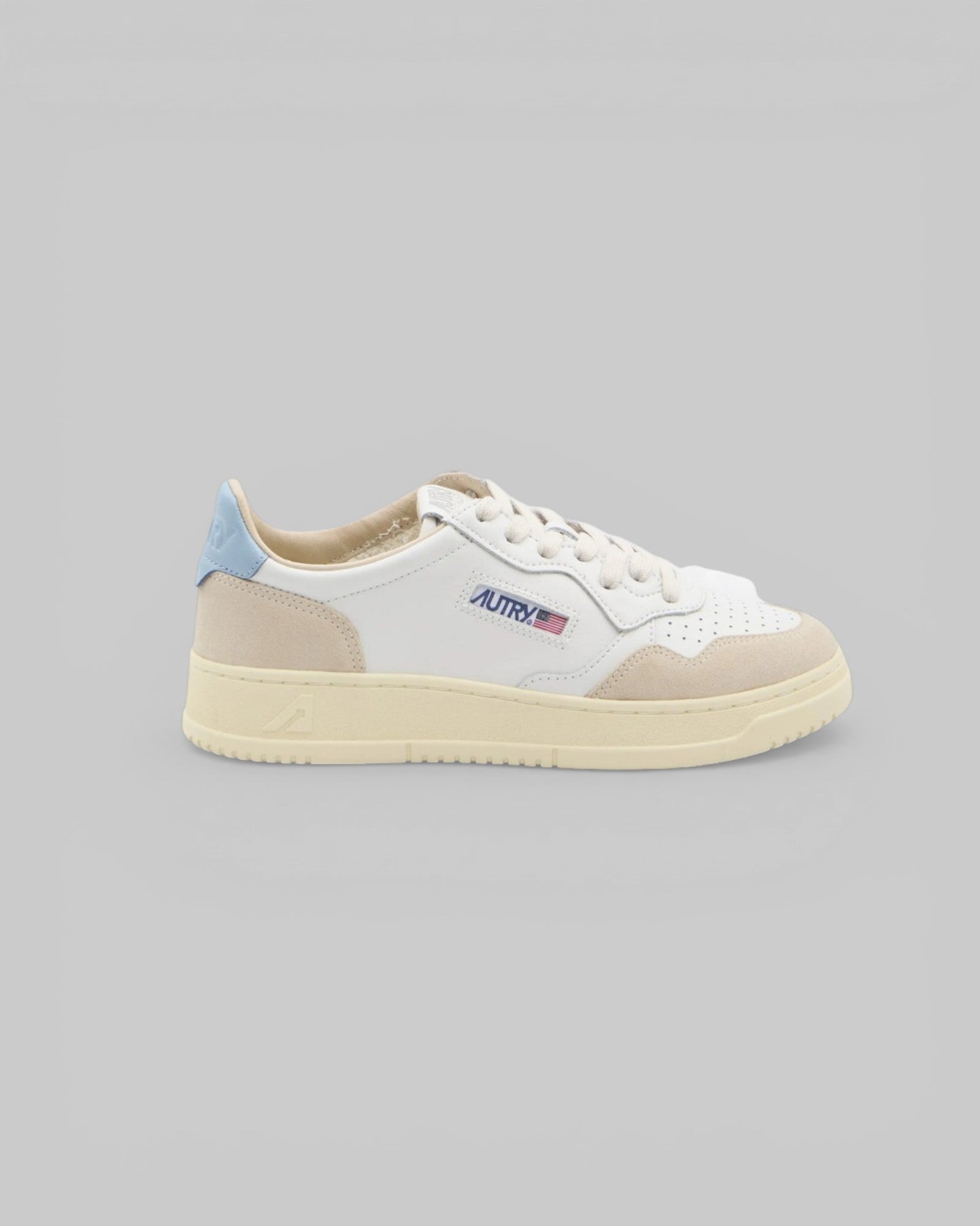 Autry || Medalist LS12 - Suede White/Forget - M' Autry
