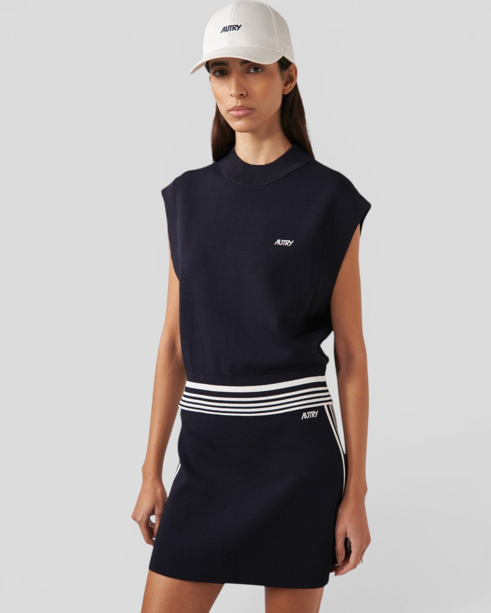 Autry || Vest Main Wom - Knit Blue Autry