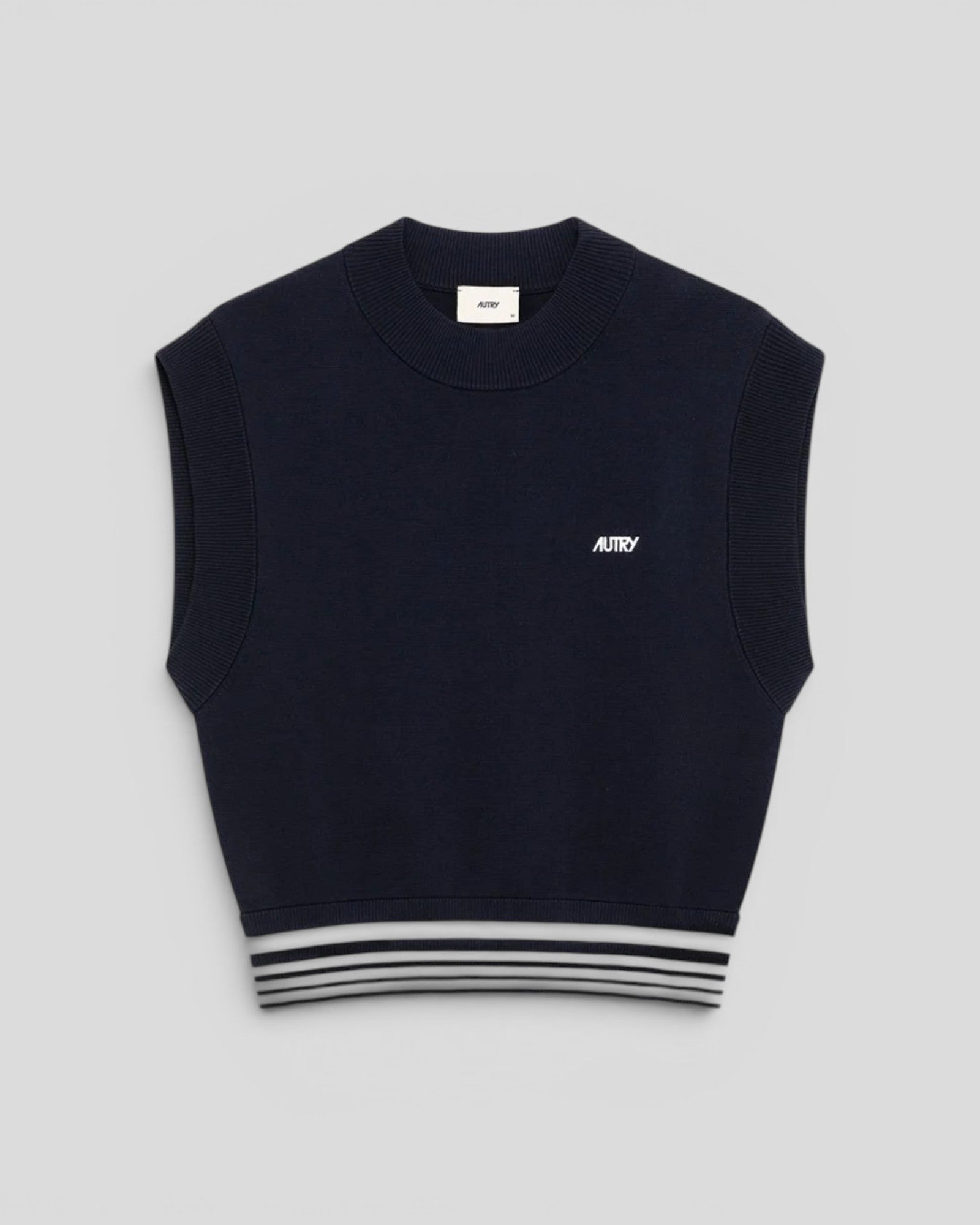 Autry || Vest Main Wom - Knit Blue Autry