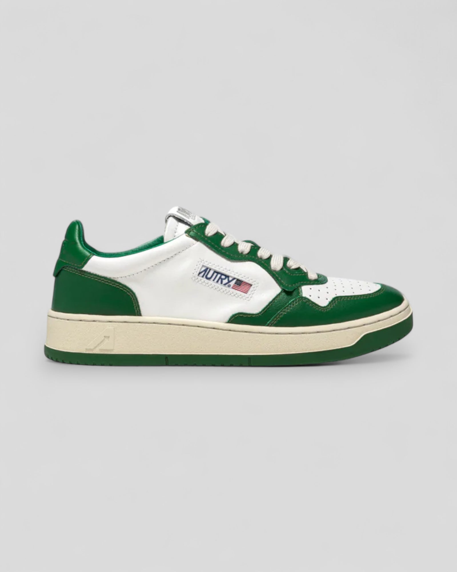 AUTRY - WB03 - Men -White/green Autry