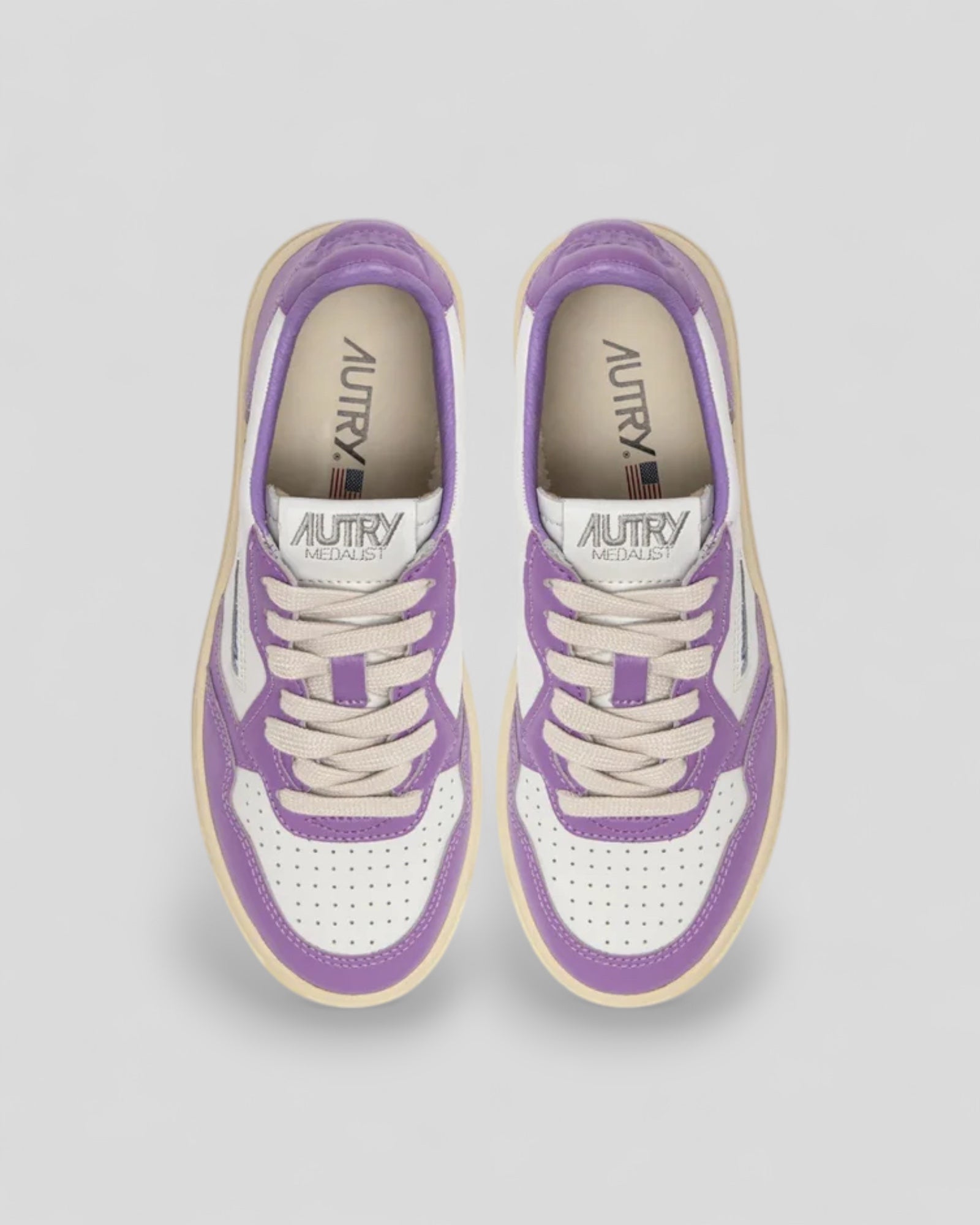 Autry || Medalist - WB43 - White/Lavander Autry