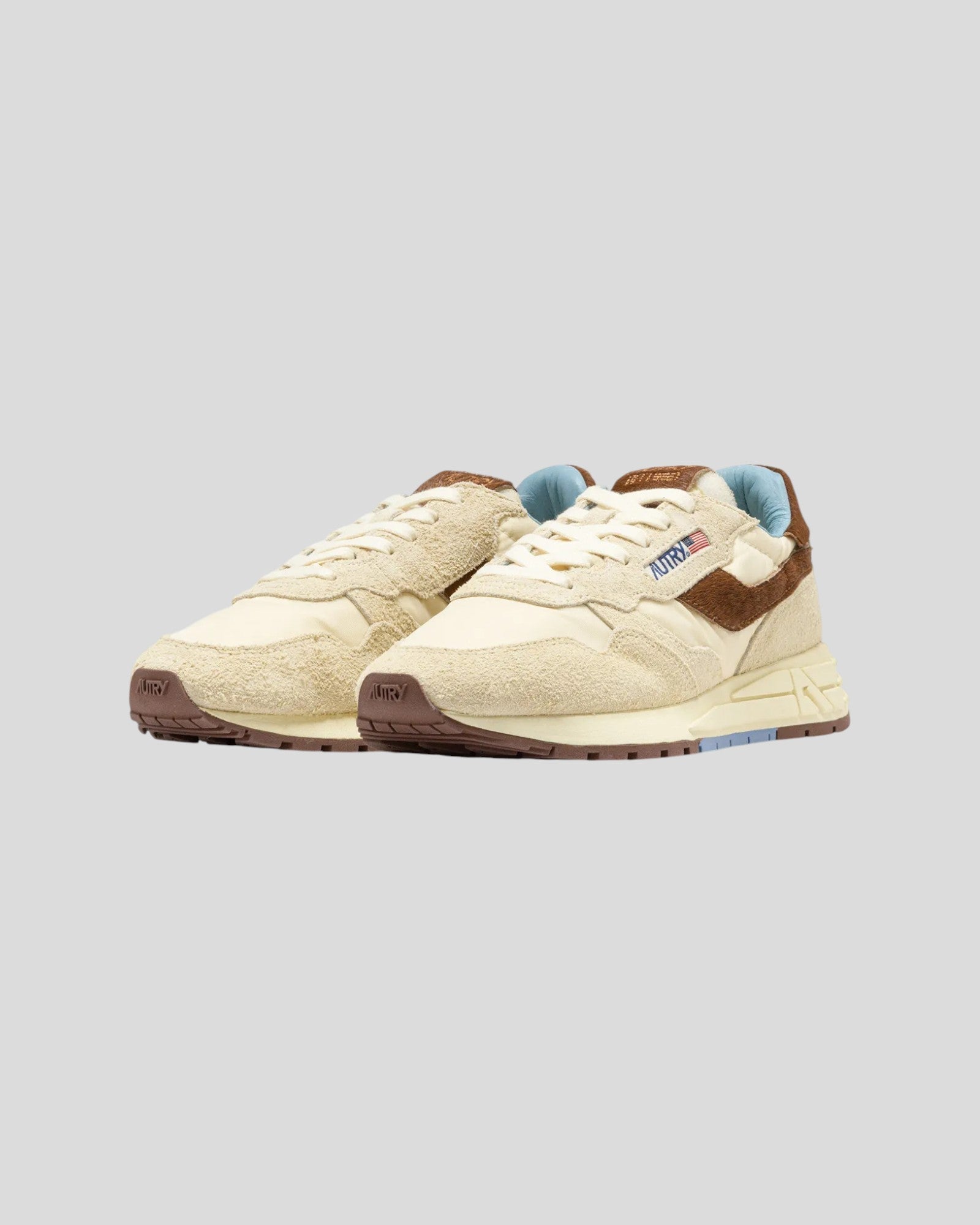 Autry || Reelwind Low Wom UP01 - Suede / Pony / Brown Autry