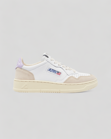 Autry || Medalist - LS68 - Leat/ Suede White/ Lilac Autry