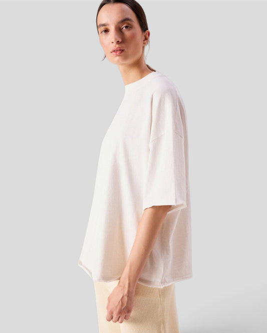 American Vintage || Afoma T- Shirt - Blanc American Vintage