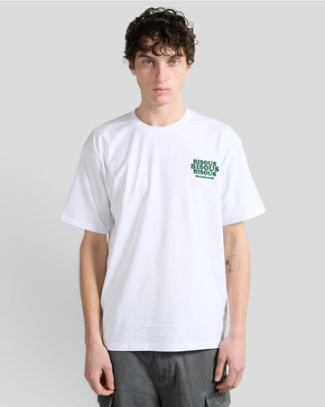Bisous Bisous || Grease T-shirt - White/Green