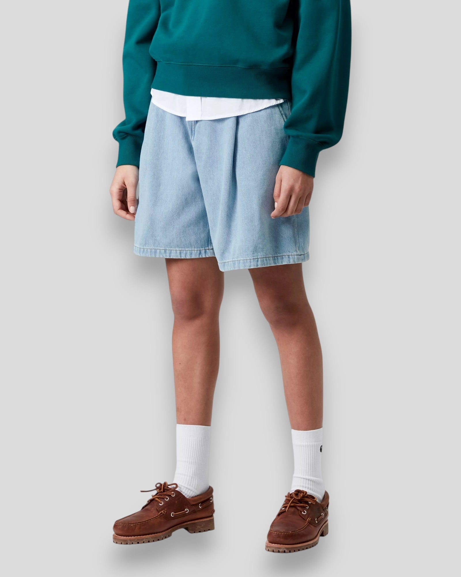 Carhartt || W' Alta Short - Blue Stone Bleached Carhartt