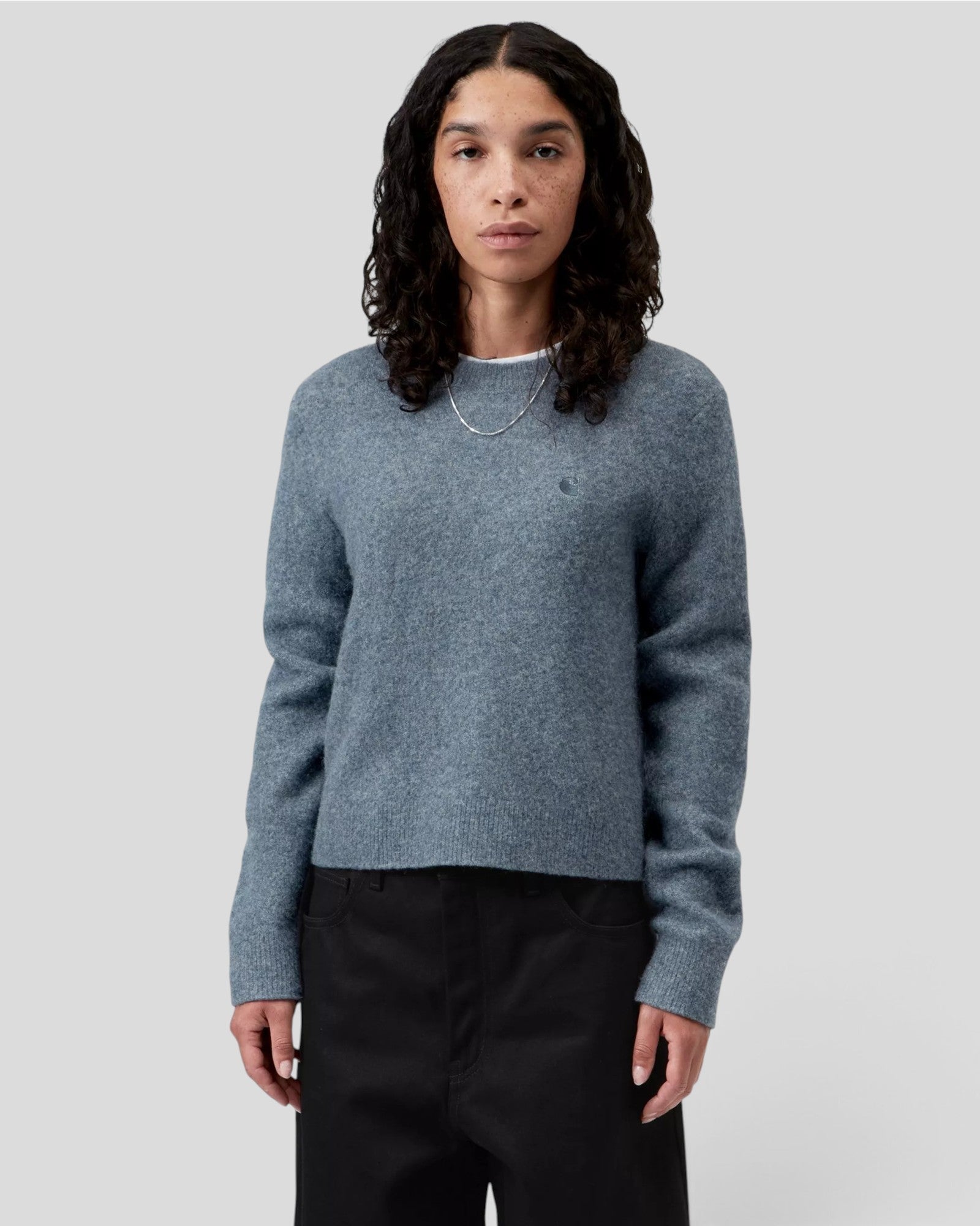 Carhartt || W' Curtis Sweater - Tangled Shady Blue Carhartt