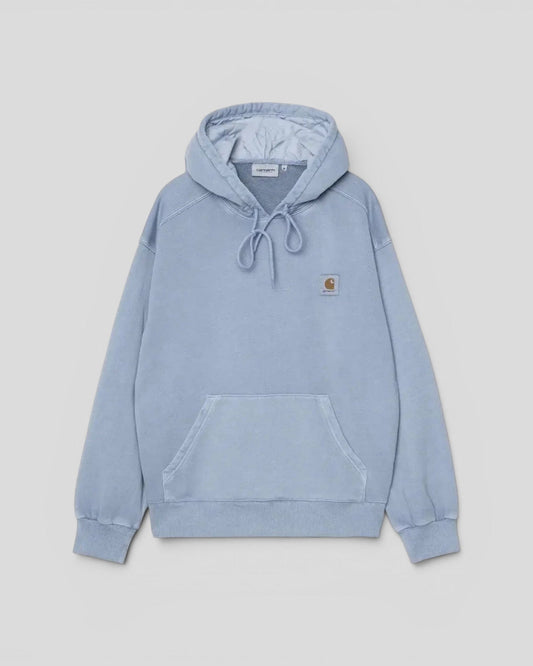 Carhartt || Hooded Nelson Sweat - Gentle Blue Garment Dyed - M’ Carhartt