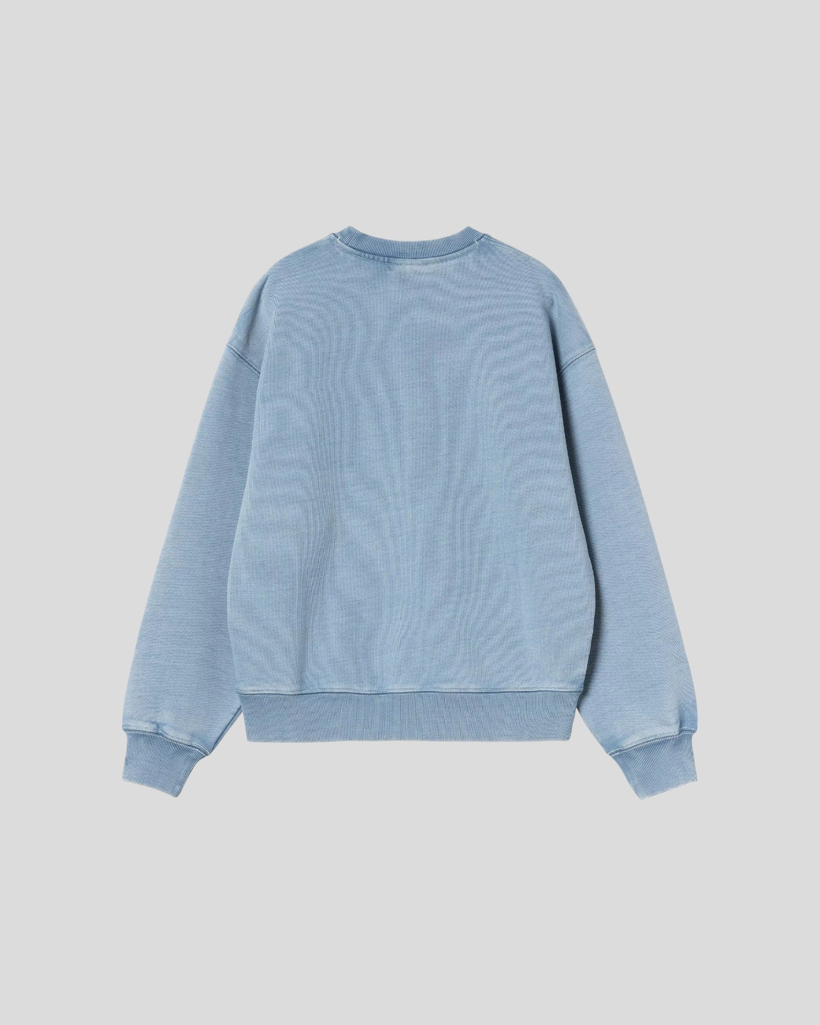 Carhartt || W' Ingo Sweat - Cotton Light Blue Garment Dyed Carhartt