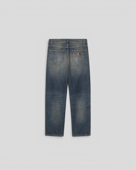 Carhartt || Aaron pant - Blue Mid Worn Used - M' Carhartt