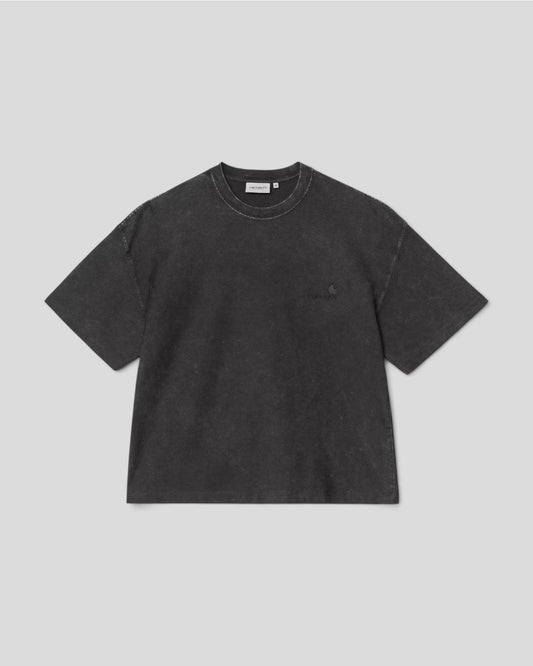 Carhartt || W' S/S Lambert T-Shirt - Black Moon Wash Carhartt