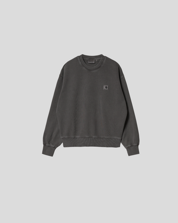 Carhartt || W' Nelson Sweatshirt - Black Garment Dyed Carhartt