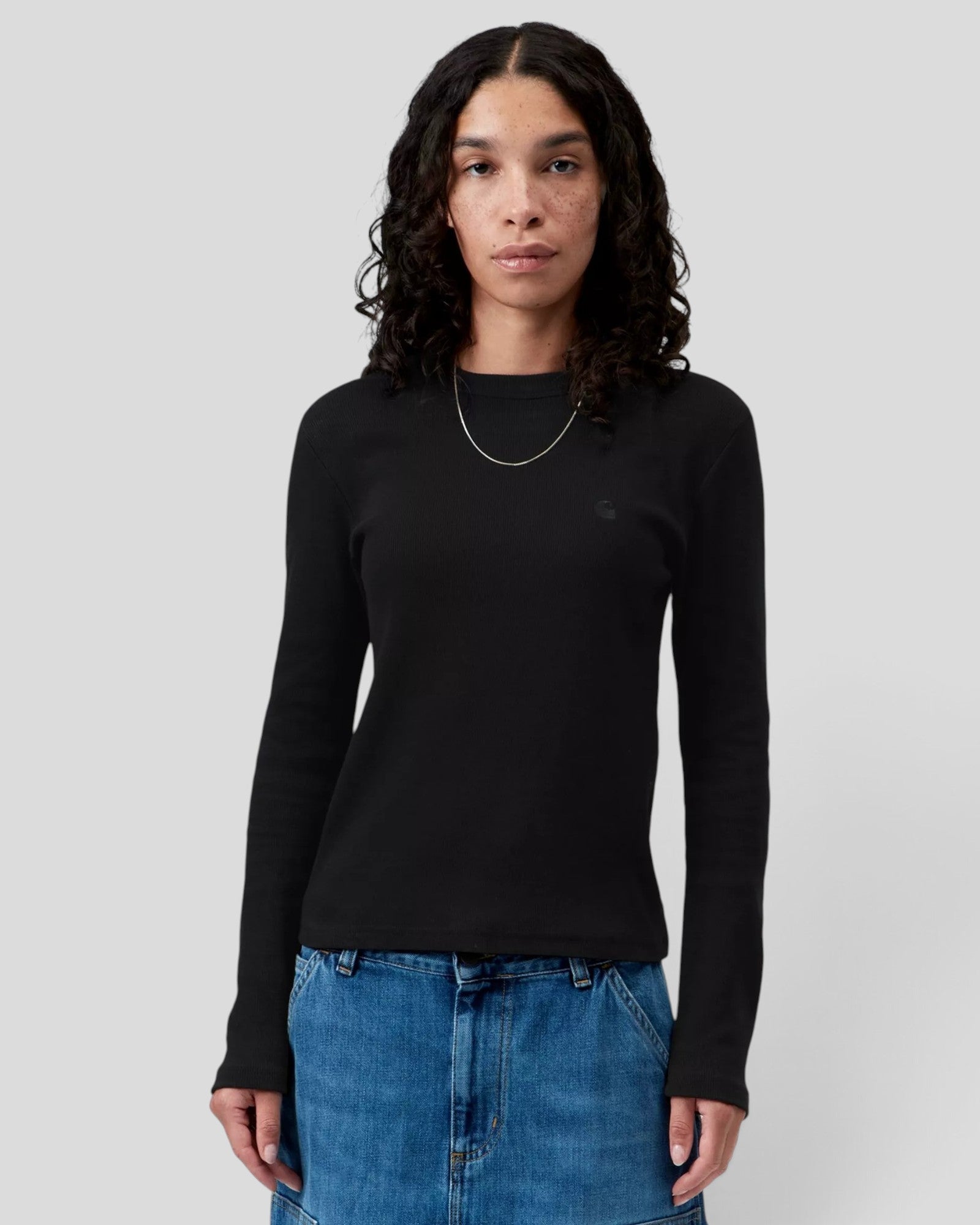 Carhartt || W' L/S Philipa T-Shirt - Black Carhartt