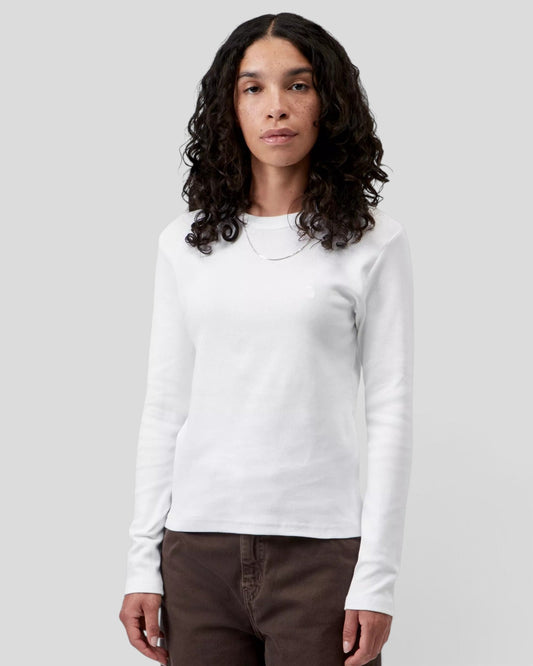 Carhartt || W' L/S Philipa T-Shirt - White Carhartt