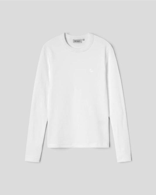 Carhartt || W' L/S Philipa T-Shirt - White Carhartt