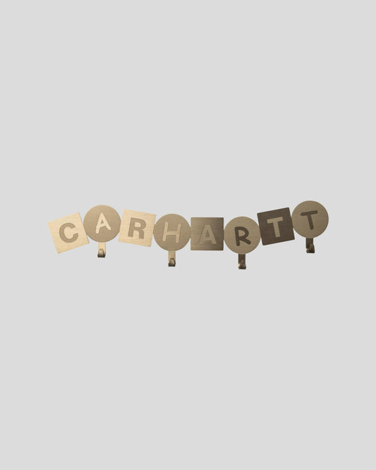 Carhartt || ABC Wall Coat Hanger - Gold Carhartt